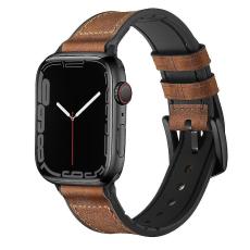  L&auml;derarmband Apple Watch 42/44/45/46/49 mm Brun