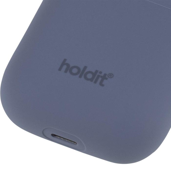 Bild 3, holdit holdit AirPods Nygård Skal Silikon Pacific Blue