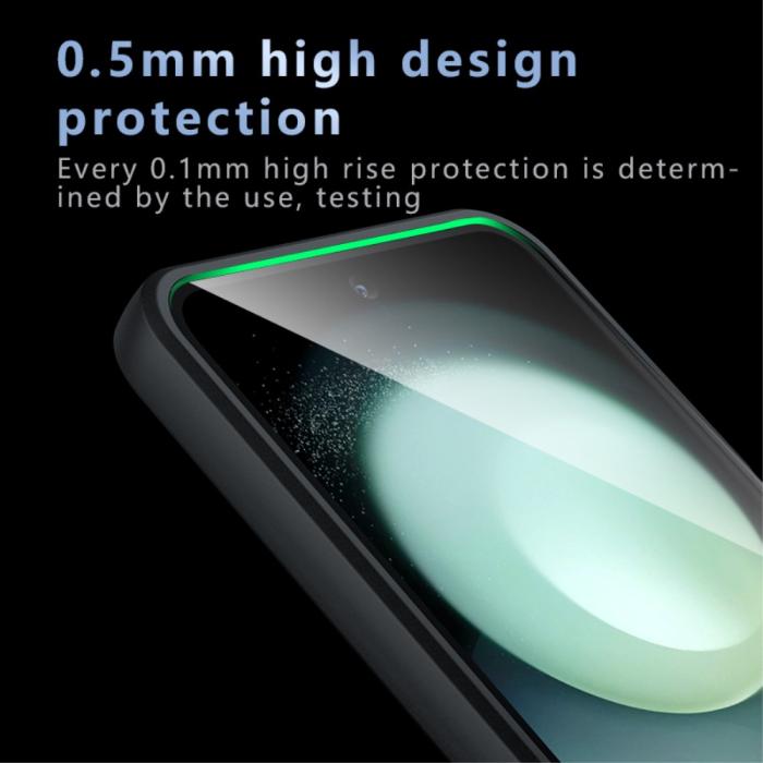 Bild 6,  Samsung Galaxy Z Flip 6 / 7 FE Skal MagSafe Skin Feel Svart