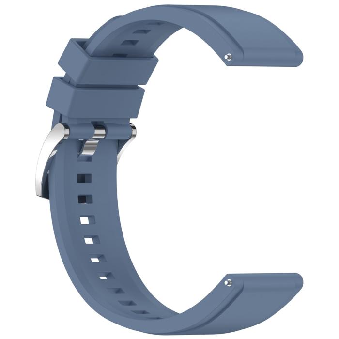 Bild 4,  Klockarmband 22 mm Quick Release Silikon Blå