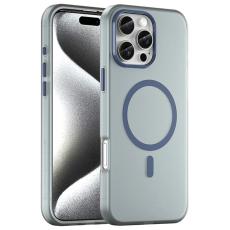  iPhone 16 Pro Max Skal MagSafe Slim Matt M&ouml;rk Bl&aring;