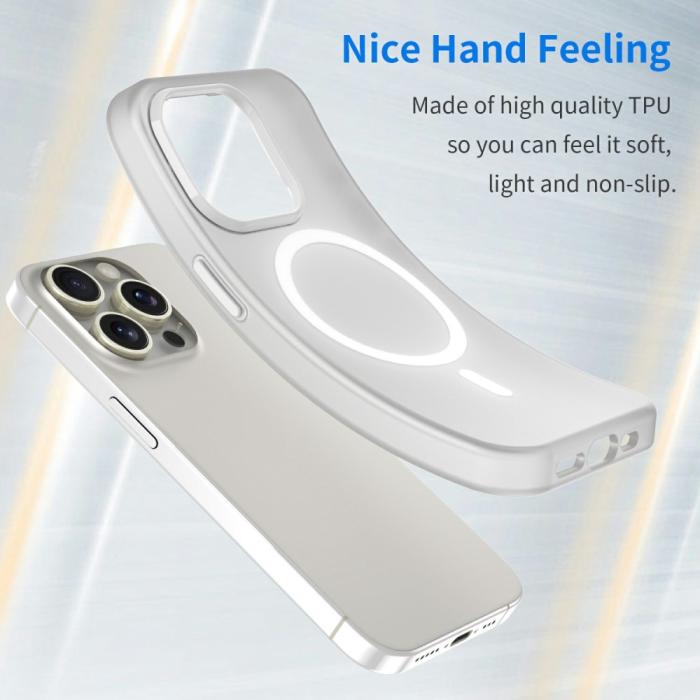 Bild 4,  iPhone 16 Pro Max Skal MagSafe Slim Matt Vit