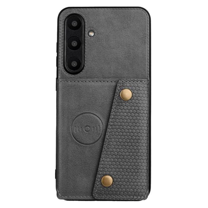Bild 2,  Galaxy A56 5G/A36 5G Skal Läder Med Kortfack Och Magnet
