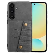  Galaxy A56 5G/A36 5G Skal L&auml;der Med Kortfack Och Magnet