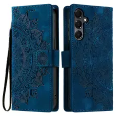  Samsung Galaxy S25 Fodral Mandala L&auml;der Bl&aring;
