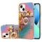  iPhone 15 Skal Marmor Ring Never Stop Dreaming