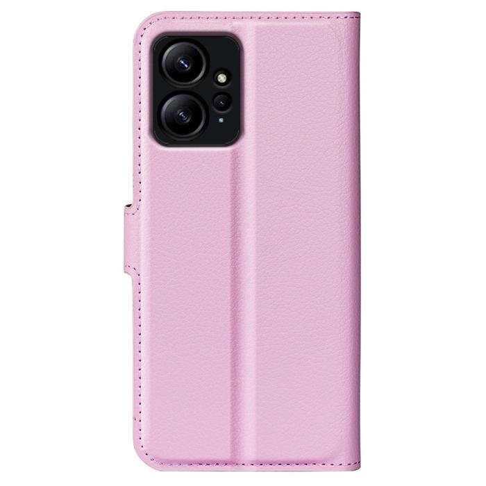 Bild 6,  Xiaomi Redmi Note 12 4G Fodral Litchi Läder Ljus Rosa