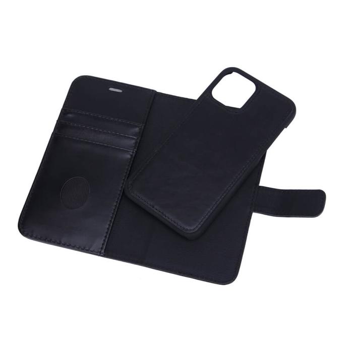 Bild 5, Radicover Radicover iPhone 12/12 Pro Mobilfodral 2in1 Äkta Läder Svart