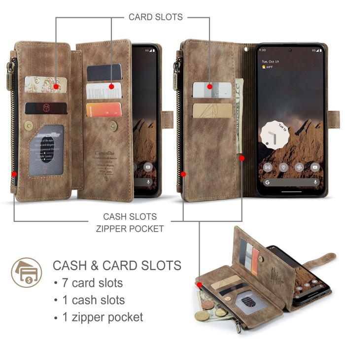 Bild 3, CASEME CASEME Google Pixel 11 / 11 Pro Fodral Multifunktionell Med Kortfack