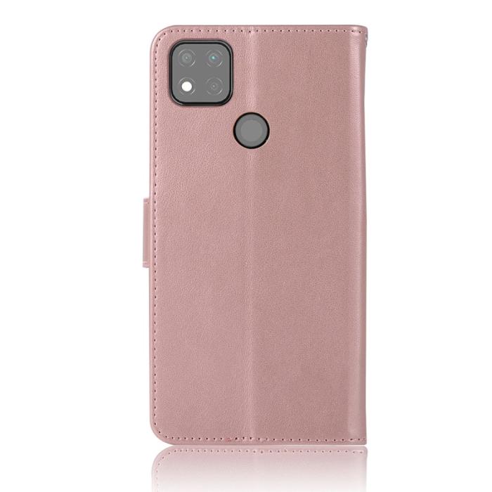 Bild 3,  Xiaomi Redmi 9C Fodral Owl Dream Catcher Roséguld