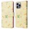  iPhone 16 Pro Max Fodral RFID Läder Yellow Daisy