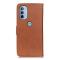 KHAZNEH KHAZNEH Motorola Moto G31 / G41 Fodral Läder Brun