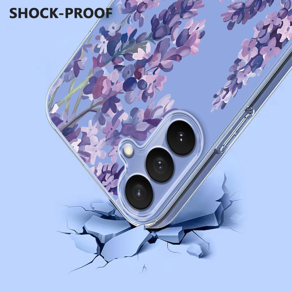  Samsung Galaxy S26 Plus Skal TPU Med Tryck Blommor