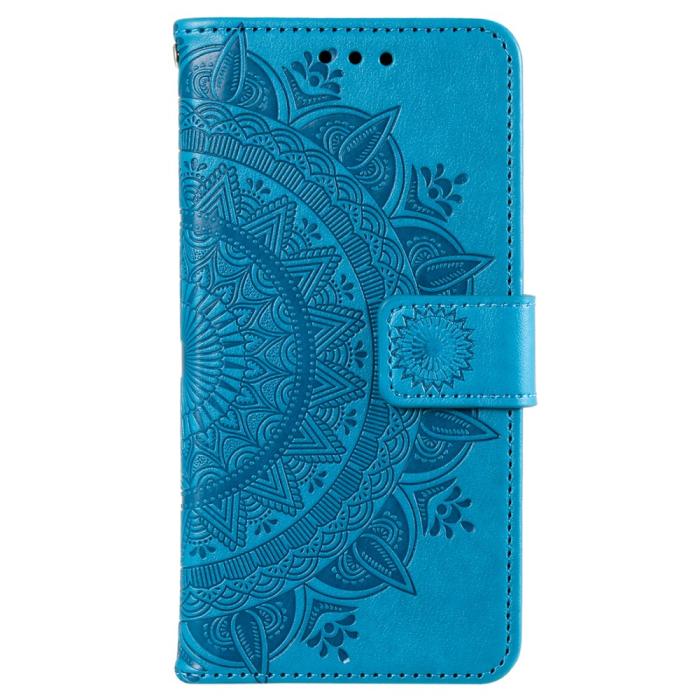 Bild 5,  Sony Xperia 10 VI Mandala Läder Fodral Blå