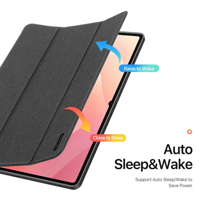 Bild 6, DUX DUCIS DUX DUCIS Galaxy Tab S11 Ultra Fodral DOMO Tri-Fold Svart