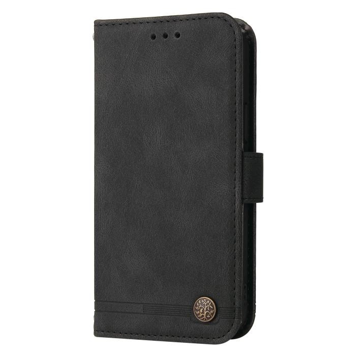 Bild 4,  Motorola Edge 70 Fodral Skin Touch Läder Svart