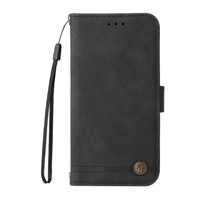Bild 5,  Motorola Edge 70 Fodral Skin Touch Läder Svart