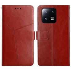  Xiaomi 13 5G Fodral Y-Design L&auml;der Brun