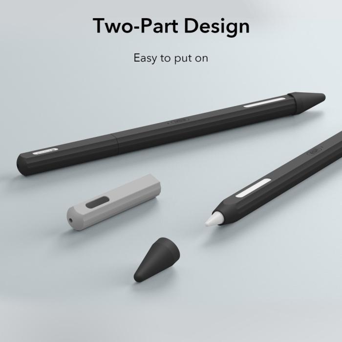 Bild 5, ESR ESR Apple Pencil 2nd Gen Silikon Sleeve Svart/Grå