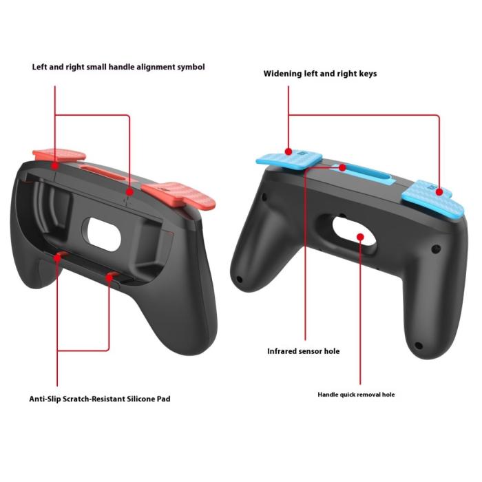 Bild 3, PGTECH PGTECH 2 st Nintendo Switch 2 Joy-Con Grip Svart