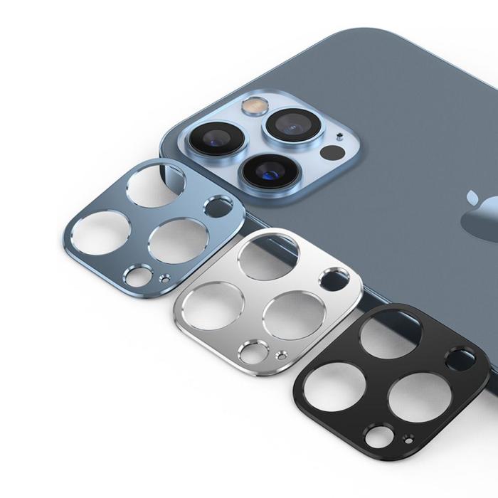 Bild 3, HOFI HOFI iPhone 13 Pro / 13 Pro Max Linsskydd Pro+ Aluminium Blå