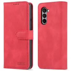 AZNS AZNS Galaxy Z Fold 5 Fodral L&auml;der R&ouml;d