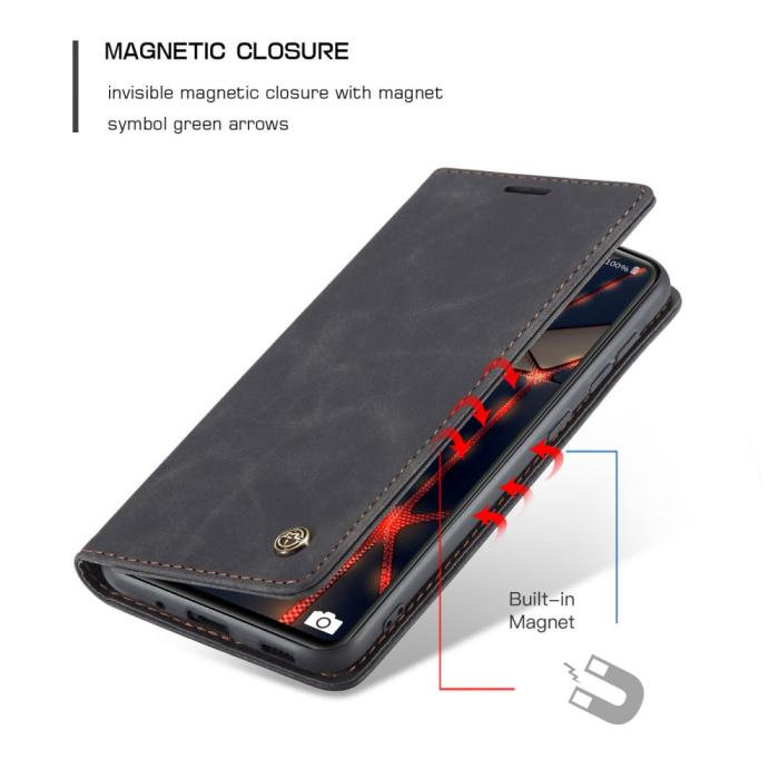 Bild 2, CASEME Samsung Galaxy S20 FE - CASEME Retro Fodral - Svart