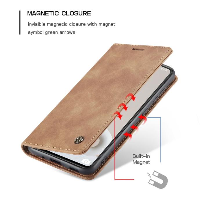 Bild 3, CASEME Samsung Galaxy S20 FE - CASEME Retro Fodral - Brun