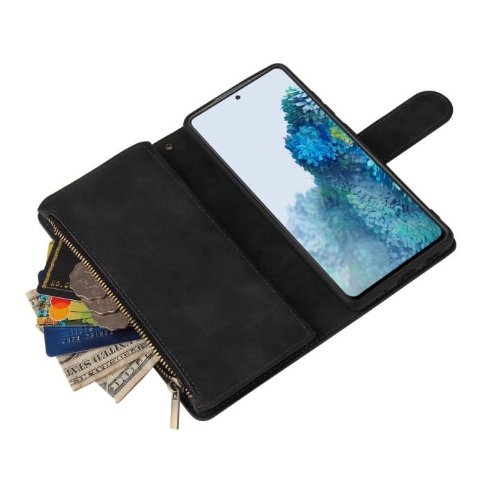 Bild 4,  Samsung Galaxy S20 FE - Multifunktionellt Plånboksfodral - Svart