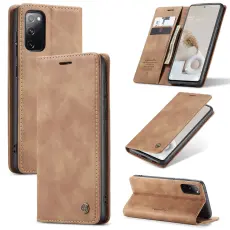 CASEME Samsung Galaxy S20 FE - CASEME Retro Fodral - Brun