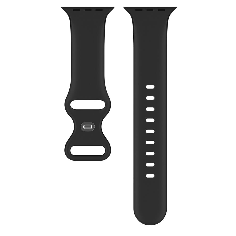 ColorPop Silikon Armband Butterfly Apple Watch 42/44/45/46/49 mm (S/M) Svart