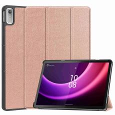  Lenovo Tab P11 Gen 2 Fodral Tri-Fold Ros&eacute;guld