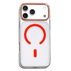  iPhone 18 Pro / 17 Pro Skal MagSafe Transparent/Orange