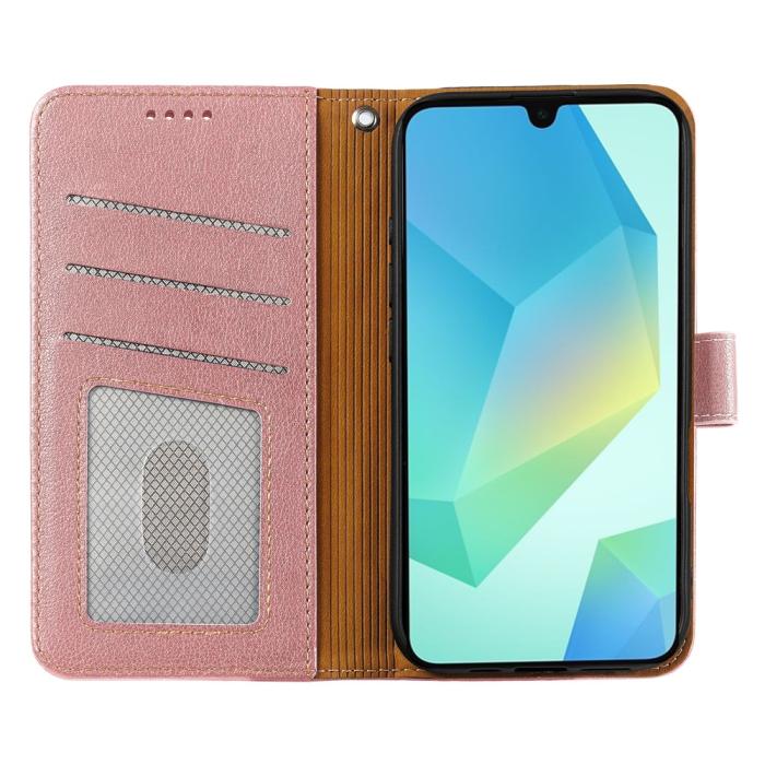 Bild 2,  Samsung Galaxy A27 Plånboksfodral Läder Roséguld