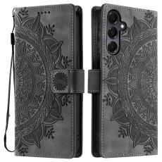  Samsung Galaxy A16 / A26 5G Fodral Mandala L&auml;der Gr&aring;