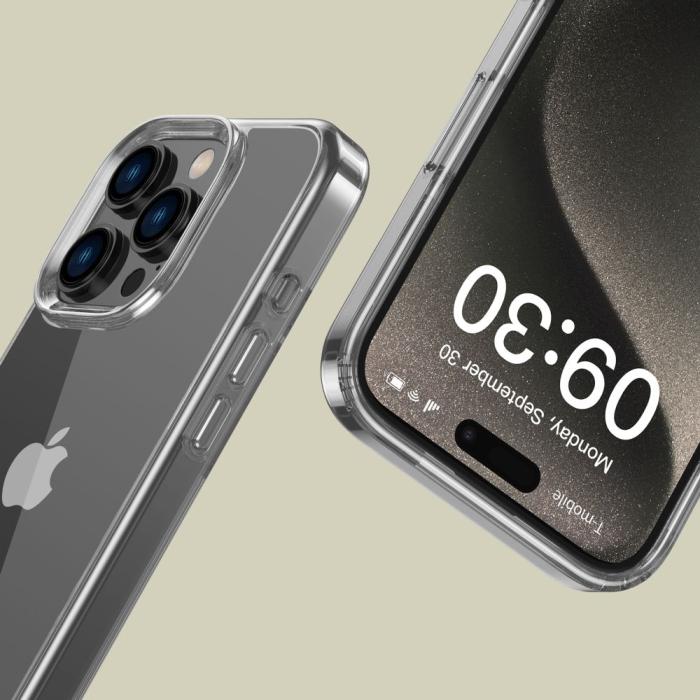 Bild 3, Tech-Protect Tech-Protect iPhone 16 Pro Skal FlexAir Hybrid Transparent