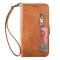  Samsung Galaxy S23 Plus Fodral Multifunktionell Brun