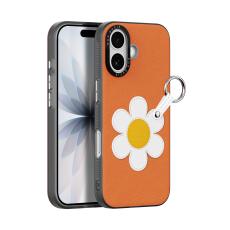 DUX DUCIS DUX DUCIS iPhone 17 Skal PU-L&auml;der Pr&auml;stkrage Orange