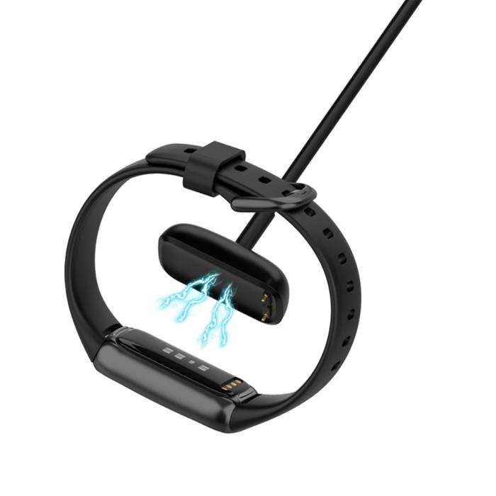 Bild 3,  Fitbit Luxe / Charge 5 USB Laddningskabel 1m Svart
