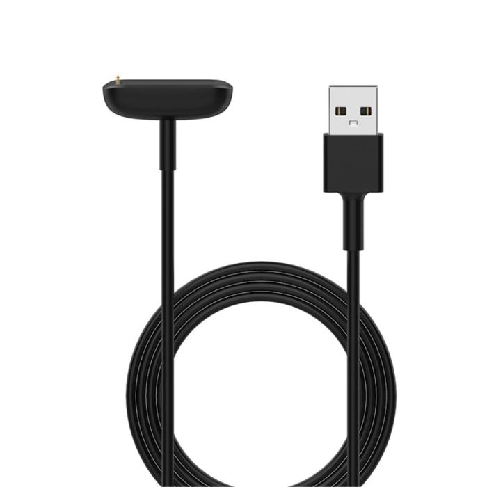 Bild 4,  Fitbit Luxe / Charge 5 USB Laddningskabel 1m Svart