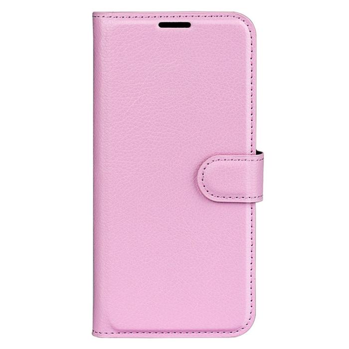 Bild 5,  Xiaomi 14T Pro Fodral Litchi Läder Ljus Rosa