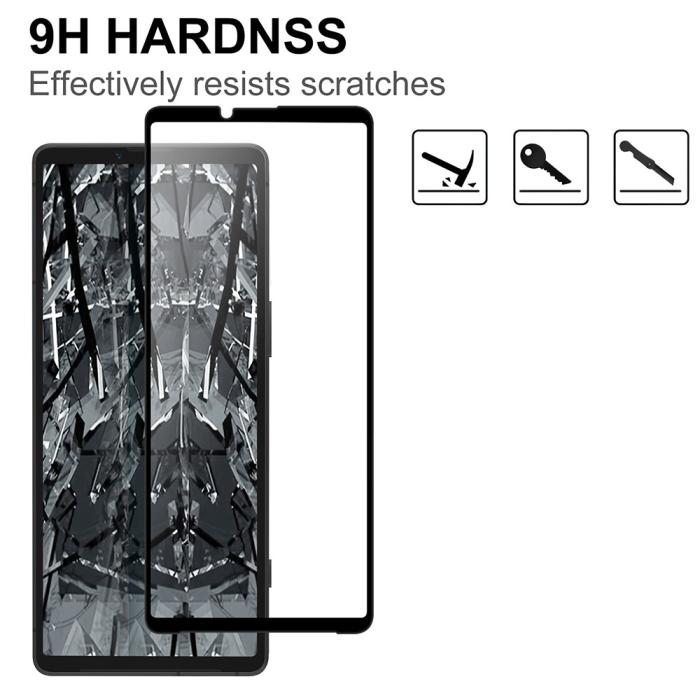 Bild 3,  Sony Xperia 10 VI Heltäckande Skärmskydd Transparent