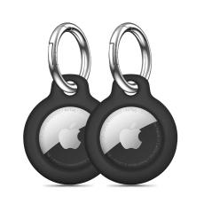 Tech-Protect Tech-Protect Apple AirTag 2/1 2-PACK H&aring;llare Rough Svart