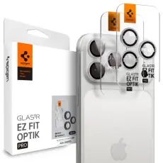 Spigen Spigen iPhone 17 Pro/Pro Max/16 Pro/Pro Max 2-PACK Linsskydd GLAS.tR "Ez Fit"