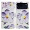  iPhone 17 Pro Max Fodral Med Tryck Lila Blommor
