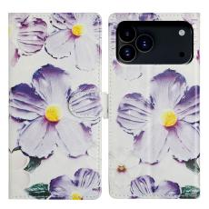  iPhone 17 Pro Max Fodral Med Tryck Lila Blommor