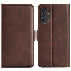  Samsung Galaxy A13 4G Fodral Magnetisk St&auml;ngning Brun