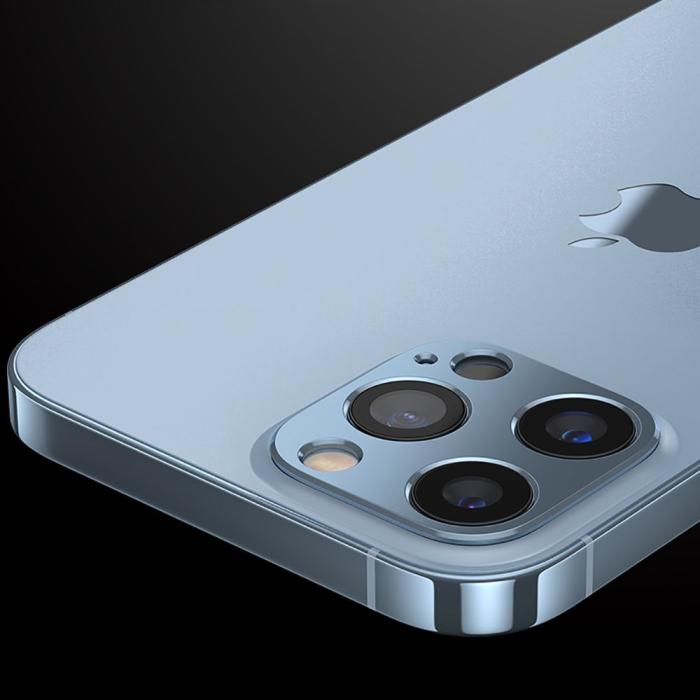 Bild 6, HOFI HOFI iPhone 13 Pro / 13 Pro Max Linsskydd Pro+ Aluminium Blå