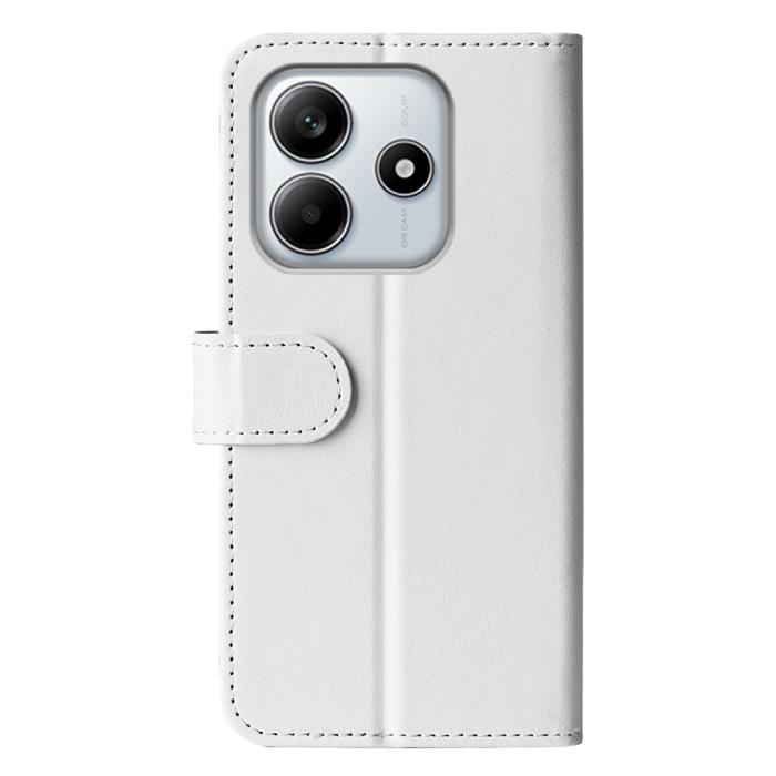 Bild 6,  Xiaomi Redmi Note 14 4G Fodral Crazy Horse Läder Vit
