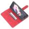 AZNS AZNS Galaxy Z Fold 5 Fodral Läder Röd